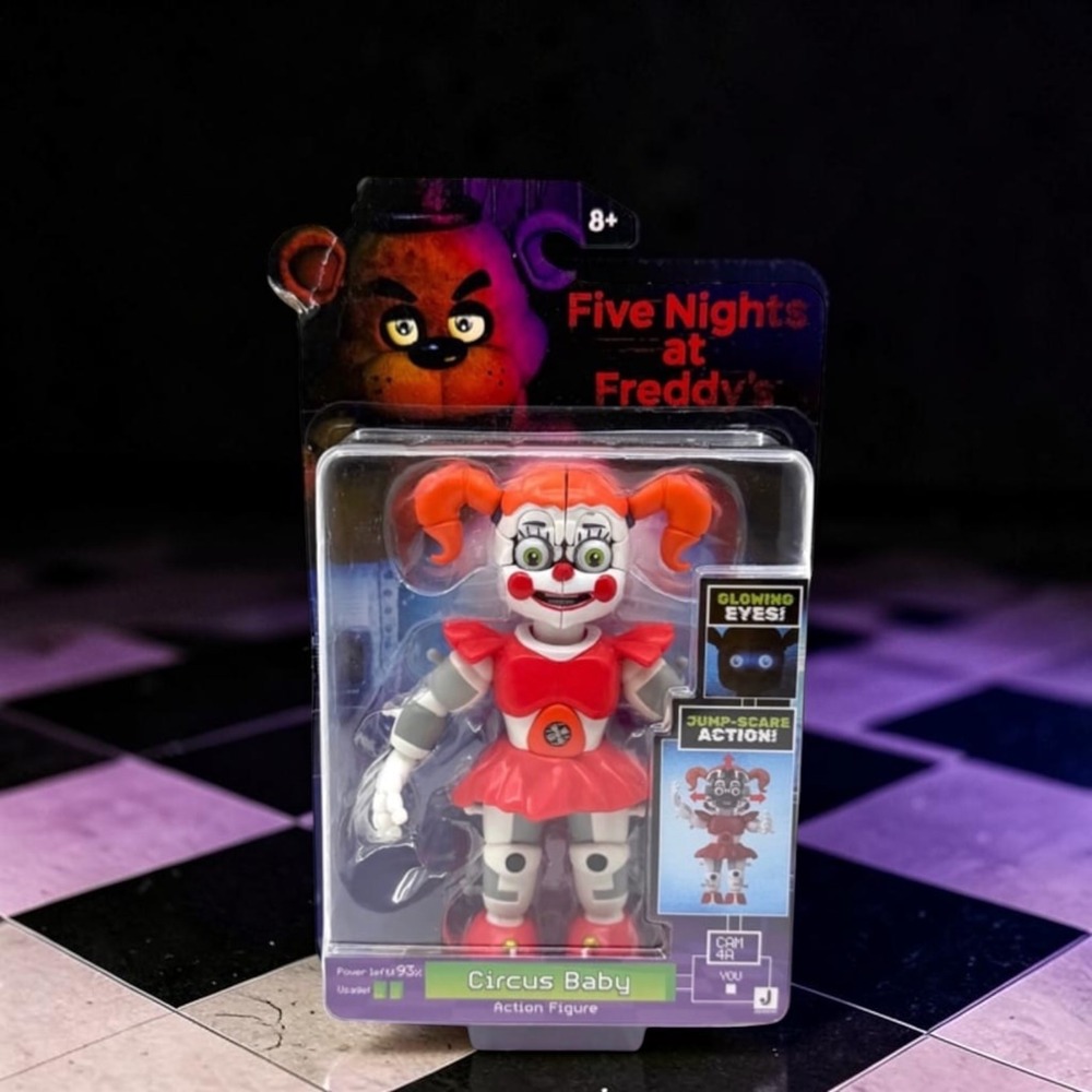 Jazwares Five Nights at Freddys Circus Baby Action Figure Glowing Eyes FNAF